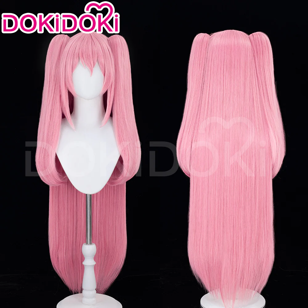【Ready For Ship】DokiDoki Anime Seraph Of The End Cosplay Krul Tepes Cosplay Wig / Headwear Long Pink Wig Halloween - Image 3