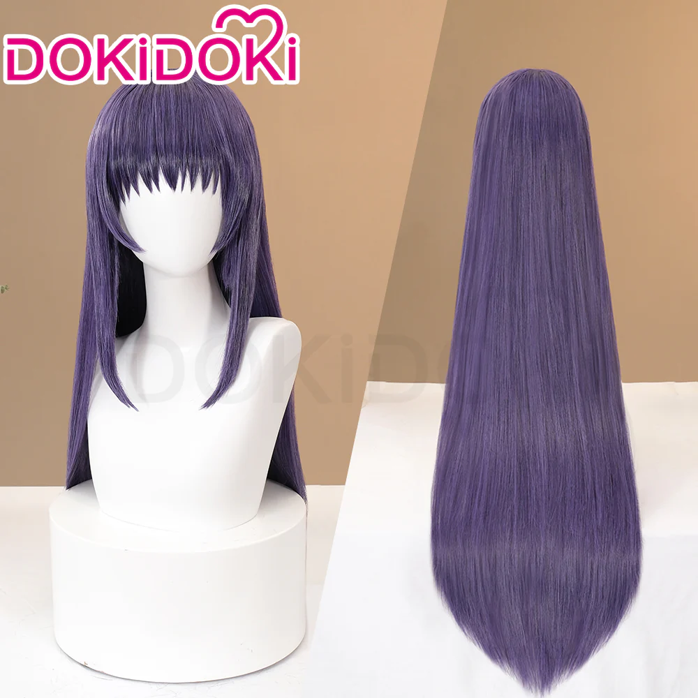 【Ready For Ship】DokiDoki Anime Shugo Chara Cosplay Fujisaki Nagihiko Wig Long Straight Purple Hair