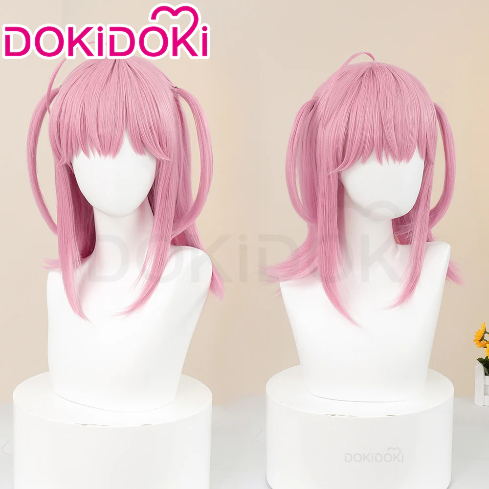 【Ready For Ship】DokiDoki Anime Shugo Chara Cosplay Hinamori Amu Amulet Angel Wig Pink Long Hair