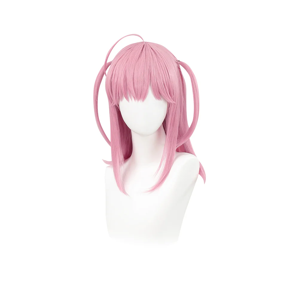 【Ready For Ship】DokiDoki Anime Shugo Chara Cosplay Hinamori Amu Amulet Angel Wig Pink Long Hair - Image 5