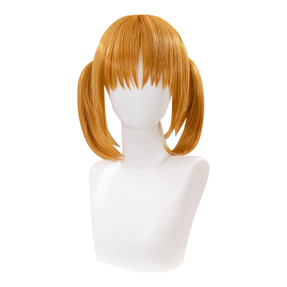 【Ready For Ship】DokiDoki Anime Shugo Chara Cosplay Yuiki Yaya Wig Short Straight Yellow Hair - Image 2