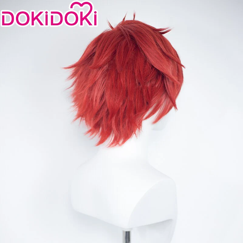 【Ready For Ship】DokiDoki Anime SK8 the Infinity Cosplay  Reki Kyan Wig Short Red Wig - Image 2