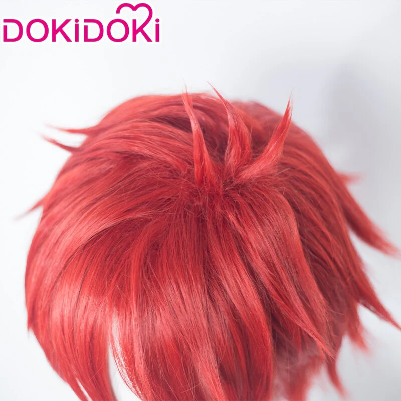 【Ready For Ship】DokiDoki Anime SK8 the Infinity Cosplay  Reki Kyan Wig Short Red Wig - Image 3