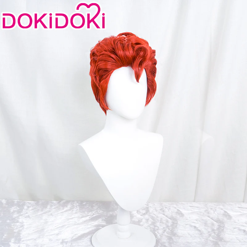 【Ready For Ship】DokiDoki Anime Slam Dunk Cosplay Sakuragi Hanamichi Cosplay Wig Short Curly Red - Image 3