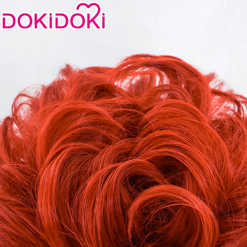 【Ready For Ship】DokiDoki Anime Slam Dunk Cosplay Sakuragi Hanamichi Cosplay Wig Short Curly Red - Image 4