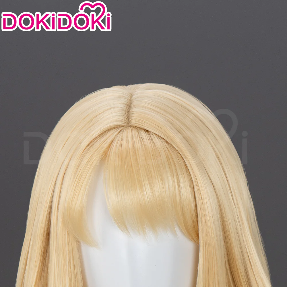 【Ready For Ship】DokiDoki Anime Cosplay Wig Short Straight Yellow Hair - Image 4
