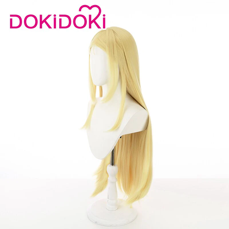 DokiDoki Anime Summer Time Rendering Wigs Kofune Ushio Cosplay Wig Golden wig Long Straight Blond - Image 2