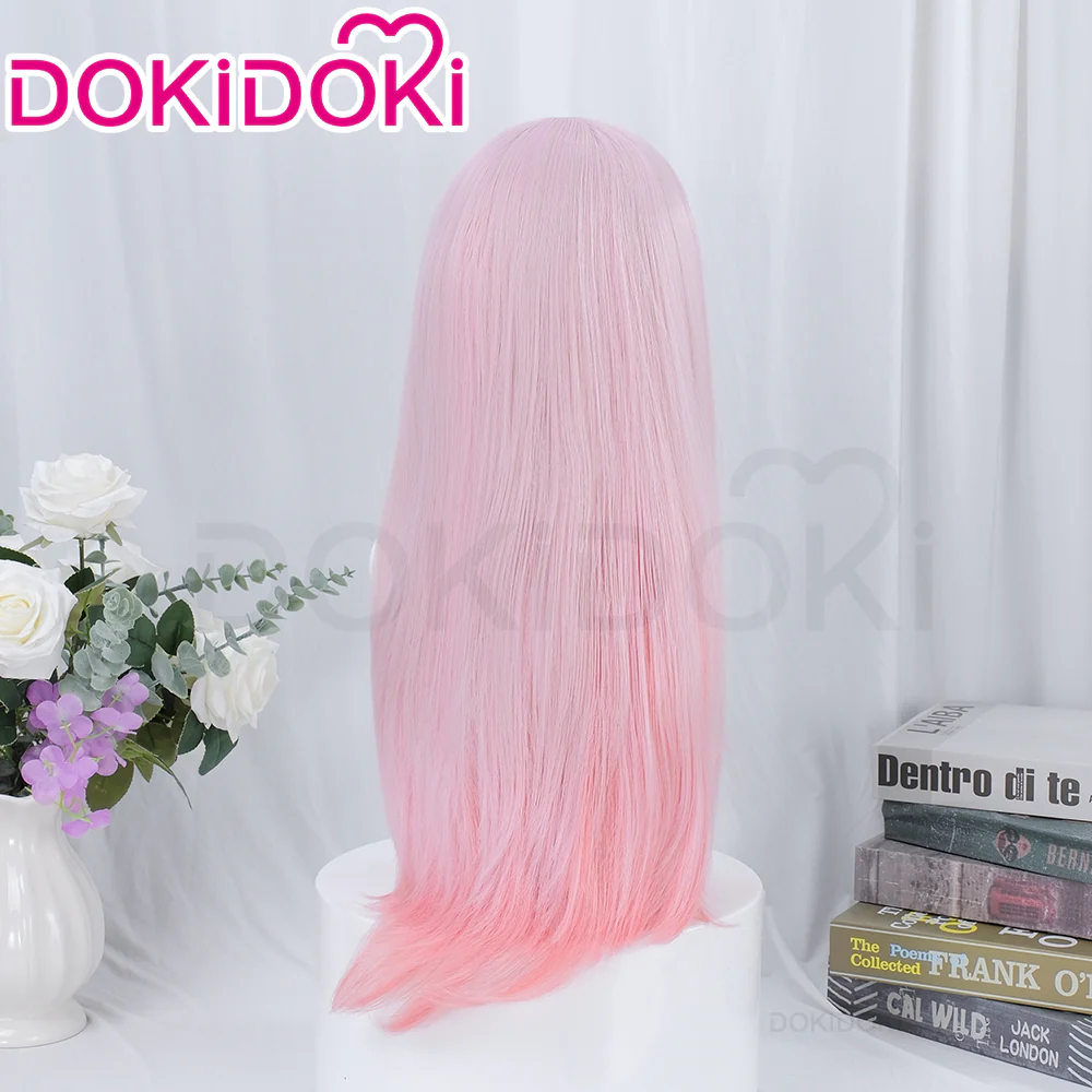 【Ready For Ship】DokiDoki Anime Super Sonico Cosplay  Wig Long Straight Pink Hair - Image 3