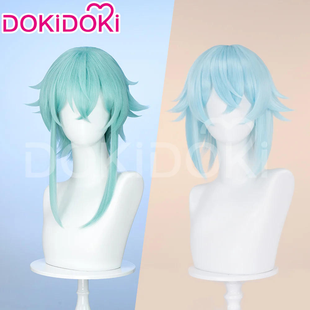 【Ready For Ship】DokiDoki Anime Sword Art Online Cosplay Asada Shino Wig Short Straight Mint Hair SAO Sinon