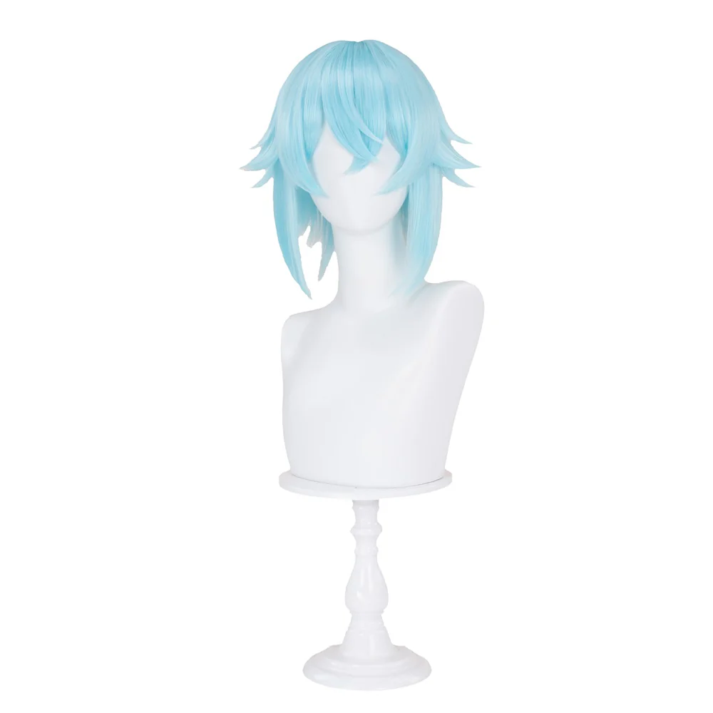 【Ready For Ship】DokiDoki Anime Sword Art Online Cosplay Asada Shino Wig Short Straight Mint Hair SAO Sinon - Image 5
