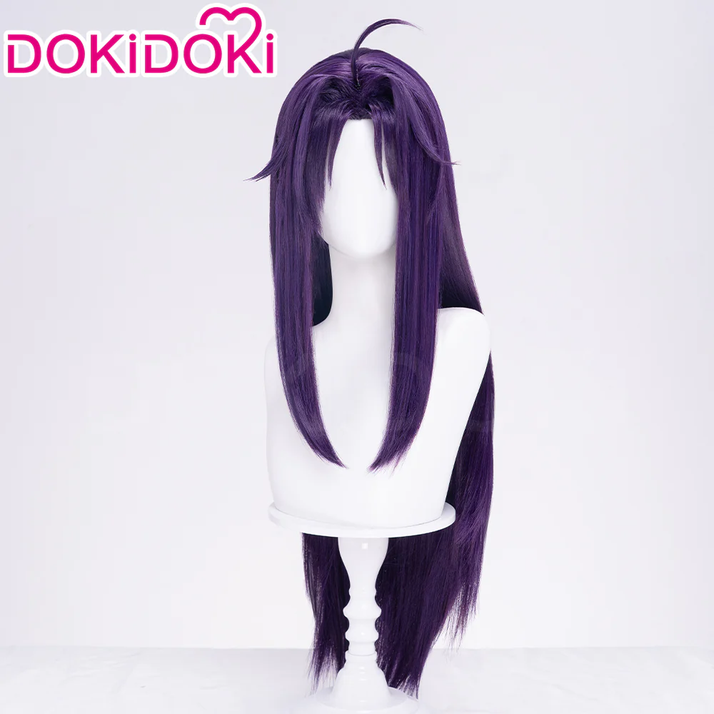 【Ready For Ship】DokiDoki Anime Sword Art Online Cosplay Konno Yuuki Wig Long Straight Purple Hair SAO - Image 2