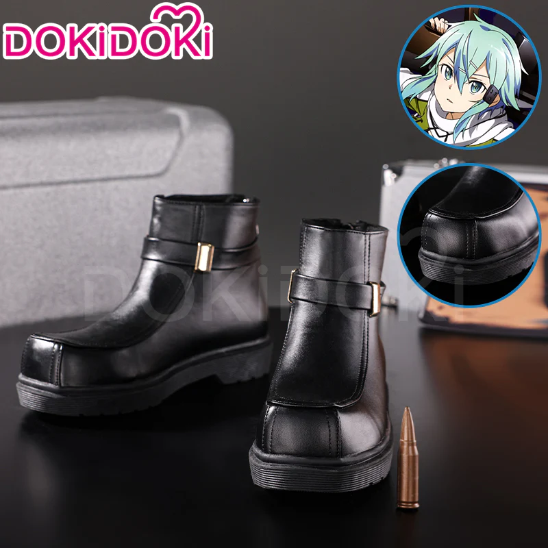 DokiDoki Anime Sword Art Online Cosplay Shino Asada Shoes SAO Sinon
