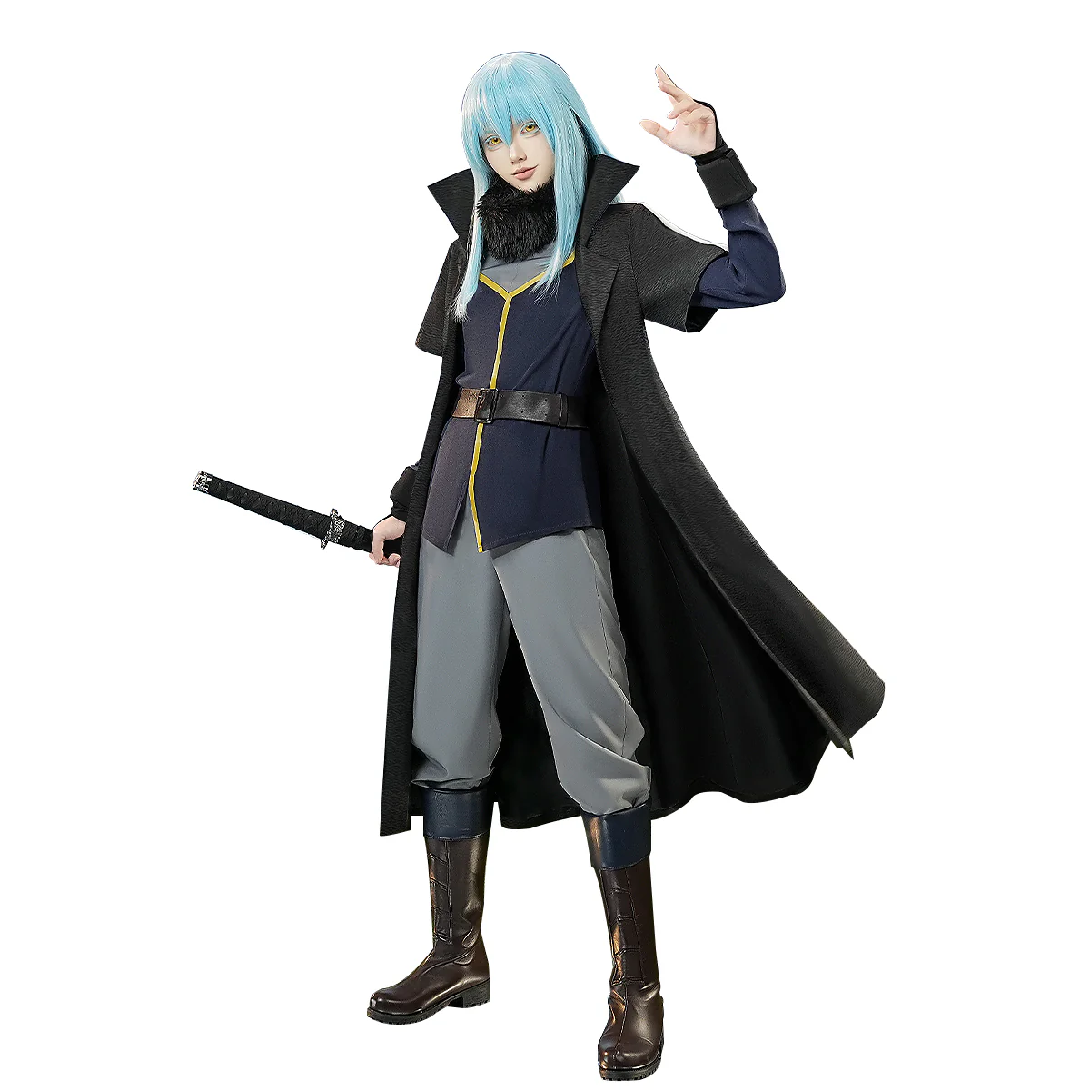 【Ready For Ship】【Last Batch】DokiDoki Anime That Time I Got Reincarnated as a Slime Cosplay Rimuru Tempest Costume / Shoes - Image 5