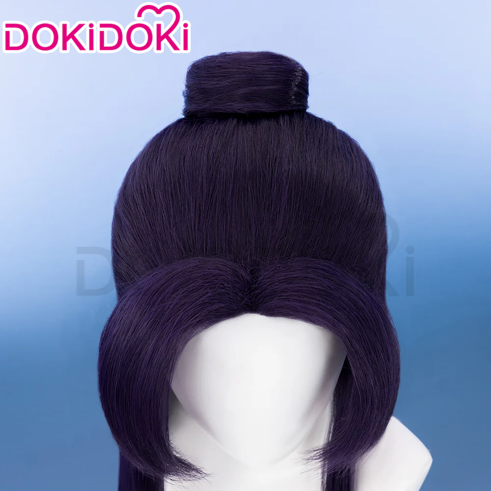 【Partially Ready For Ship】【Front Lace】DokiDoki Anime The Apothecary Diaries Cosplay Jinshi Wig Long Straight Purple Hair The Moon Fairy - Image 12