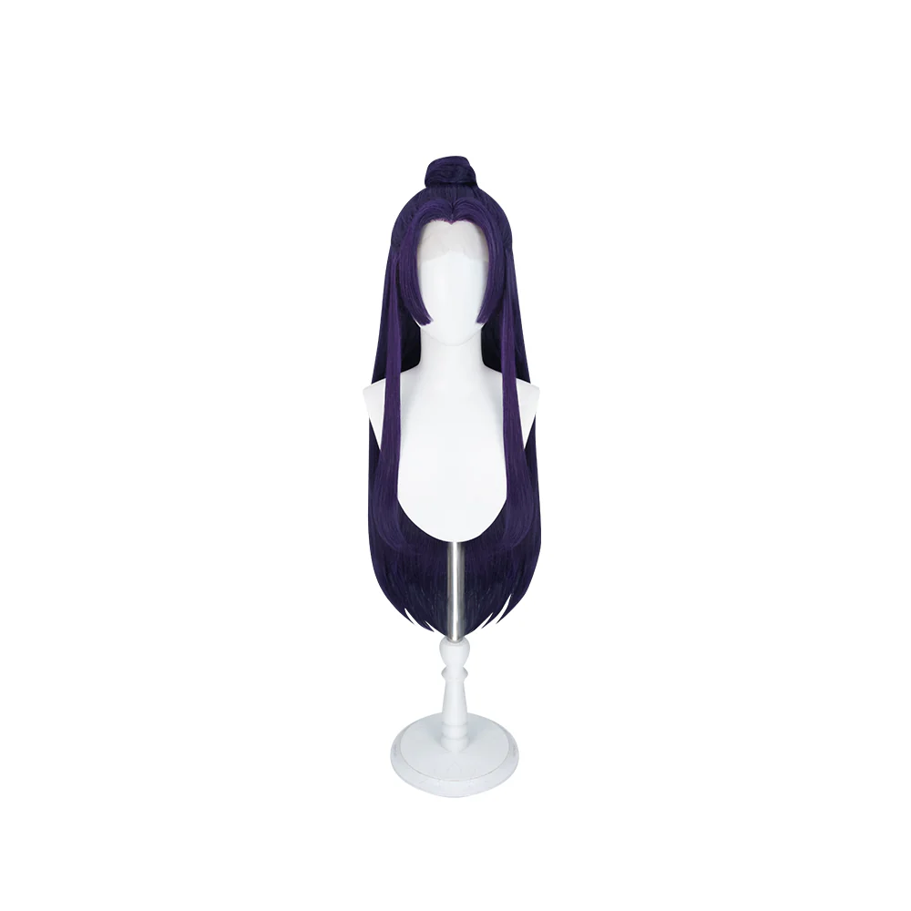 【Partially Ready For Ship】【Front Lace】DokiDoki Anime The Apothecary Diaries Cosplay Jinshi Wig Long Straight Purple Hair The Moon Fairy - Image 17