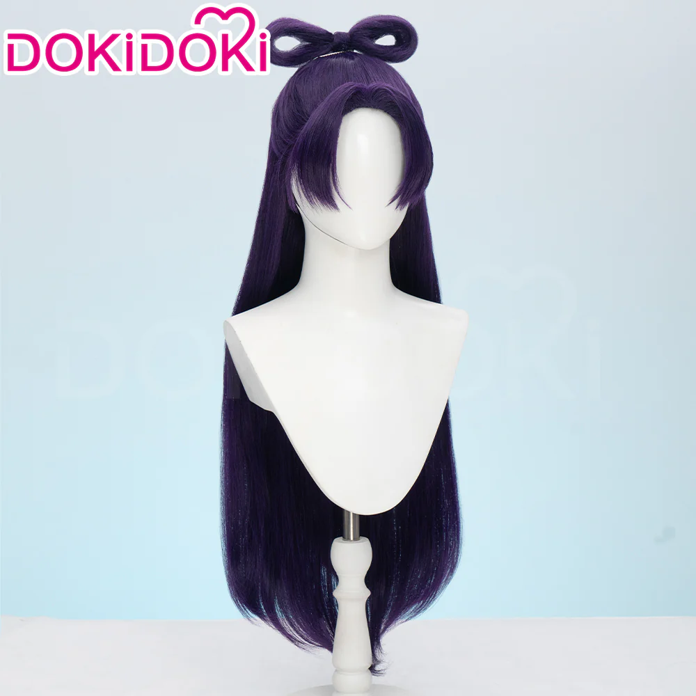 【Partially Ready For Ship】【Front Lace】DokiDoki Anime The Apothecary Diaries Cosplay Jinshi Wig Long Straight Purple Hair The Moon Fairy - Image 19