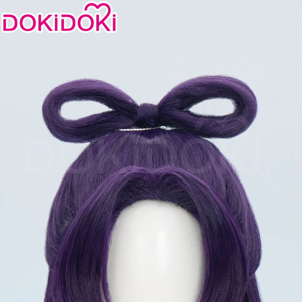 【Partially Ready For Ship】【Front Lace】DokiDoki Anime The Apothecary Diaries Cosplay Jinshi Wig Long Straight Purple Hair The Moon Fairy - Image 21