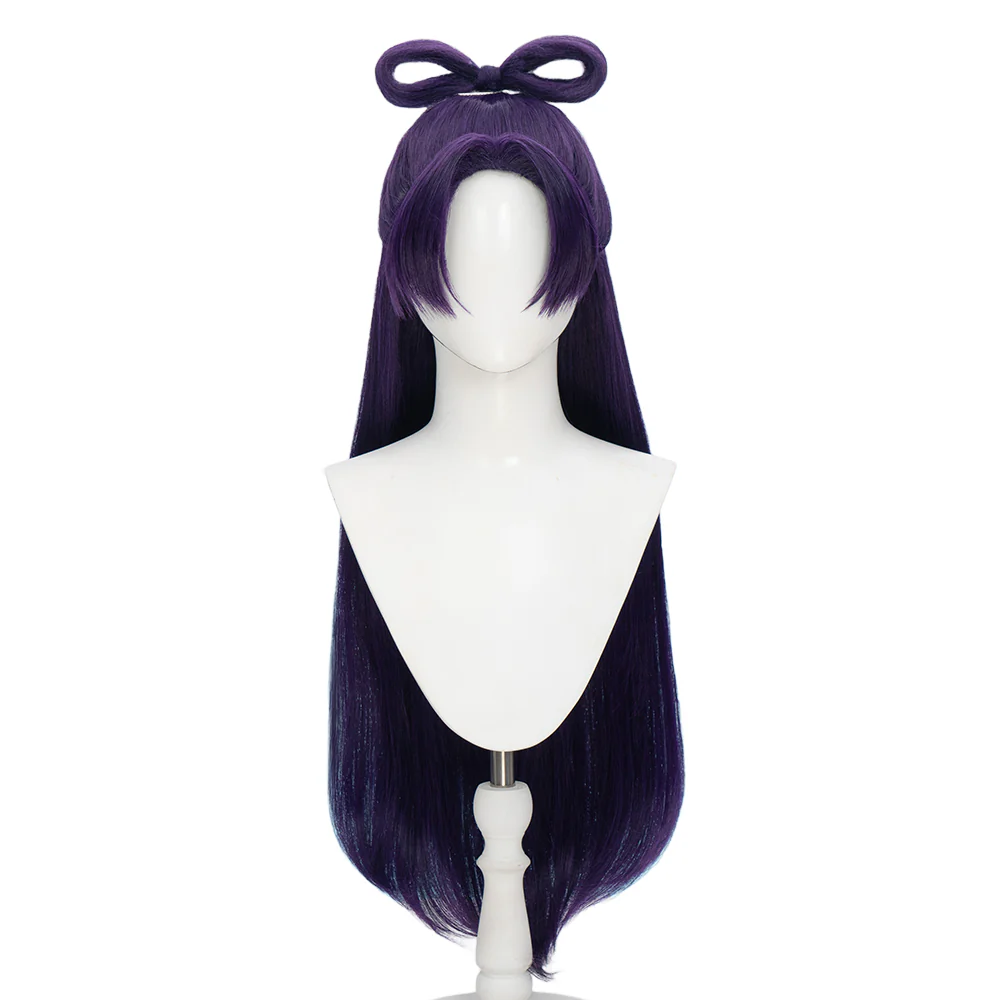 【Partially Ready For Ship】【Front Lace】DokiDoki Anime The Apothecary Diaries Cosplay Jinshi Wig Long Straight Purple Hair The Moon Fairy - Image 22