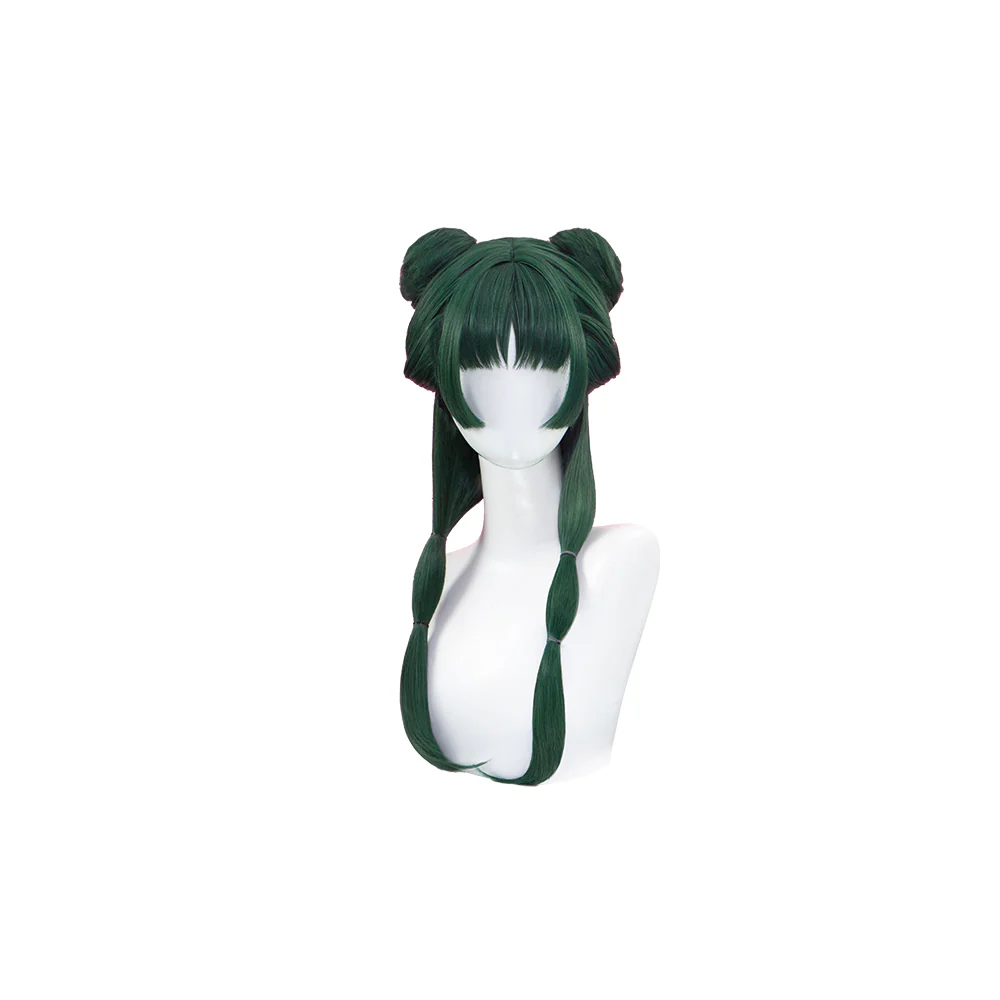 【Partially Ready For Ship】DokiDoki Anime The Apothecary Diaries Cosplay Mao Mao Wig / Hairpin / Earring / Bow Clip / Necklace Maomao Long Straight Green Hair Maomao - Image 11