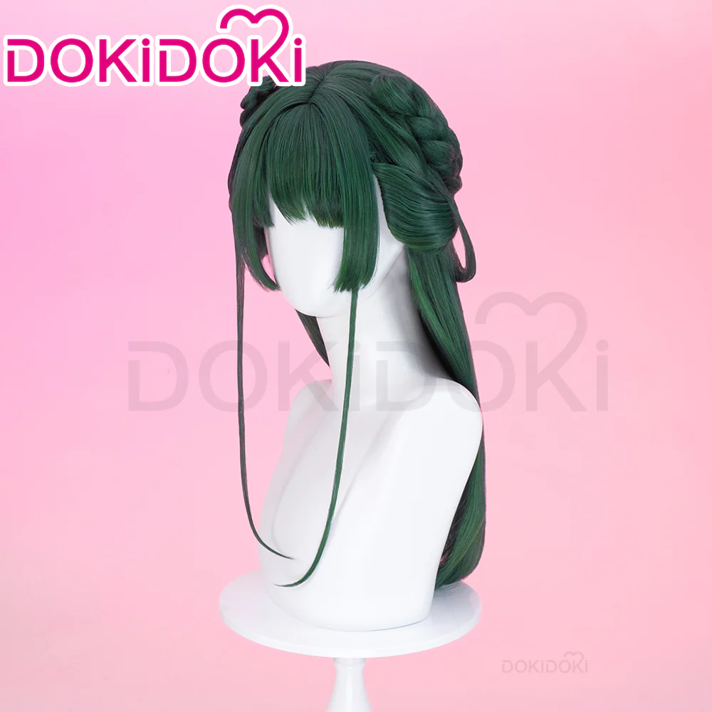 【Partially Ready For Ship】DokiDoki Anime The Apothecary Diaries Cosplay Mao Mao Wig / Hairpin / Earring / Bow Clip / Necklace Maomao Long Straight Green Hair Maomao - Image 14