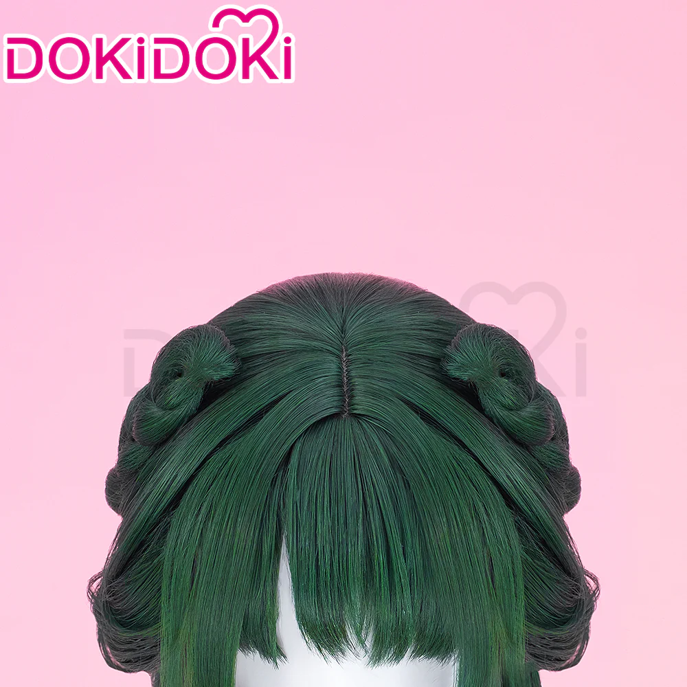 【Partially Ready For Ship】DokiDoki Anime The Apothecary Diaries Cosplay Mao Mao Wig / Hairpin / Earring / Bow Clip / Necklace Maomao Long Straight Green Hair Maomao - Image 15