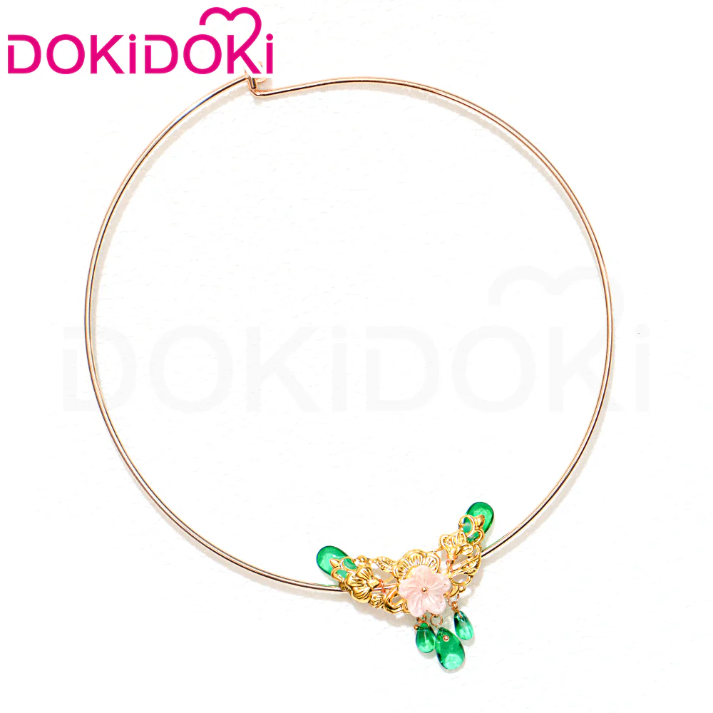 【Partially Ready For Ship】DokiDoki Anime The Apothecary Diaries Cosplay Mao Mao Wig / Hairpin / Earring / Bow Clip / Necklace Maomao Long Straight Green Hair Maomao - Image 21