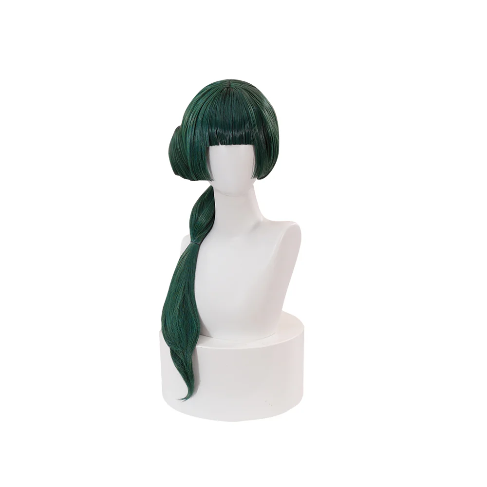 【Partially Ready For Ship】DokiDoki Anime The Apothecary Diaries Cosplay Mao Mao Wig / Hairpin / Earring / Bow Clip / Necklace Maomao Long Straight Green Hair Maomao - Image 6