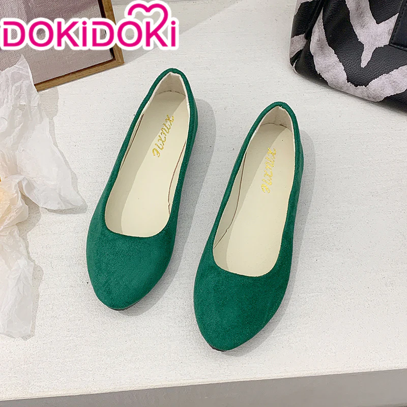 【In Stock】DokiDoki Cosplay Universal Shoes MaoMao / WuChang /  Kiitagaawa Maariin Green Black White - Image 2
