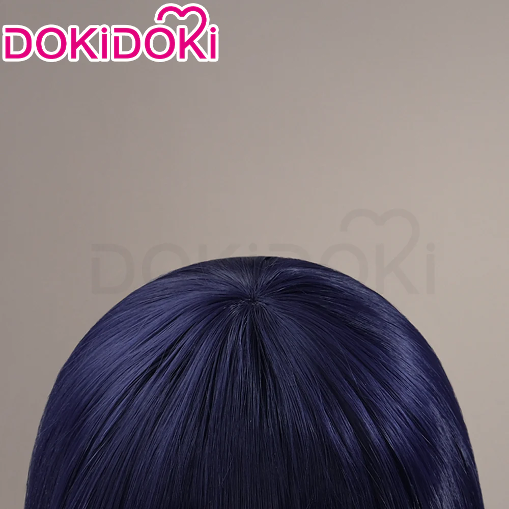 DokiDoki Anime The Dangers In My Heart Cosplay Yamada Anna Wig Long Straight Purple Hair - Image 4