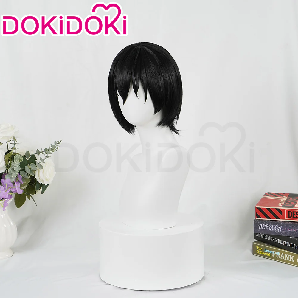 DokiDoki Anime The Eminence in Shadow Cosplay Cid Kagenou Wig Short Black Hair - Image 2
