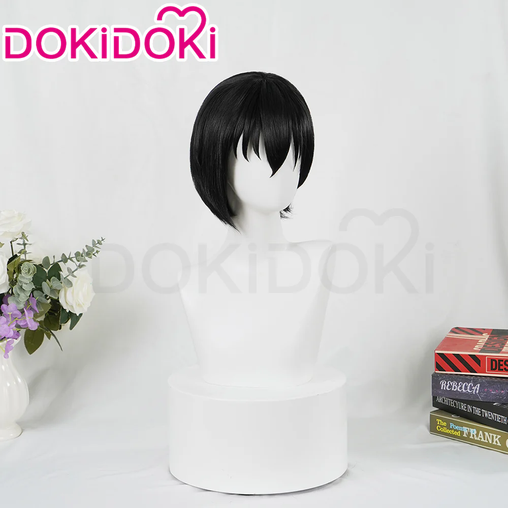 DokiDoki Anime The Eminence in Shadow Cosplay Cid Kagenou Wig Short Black Hair - Image 3