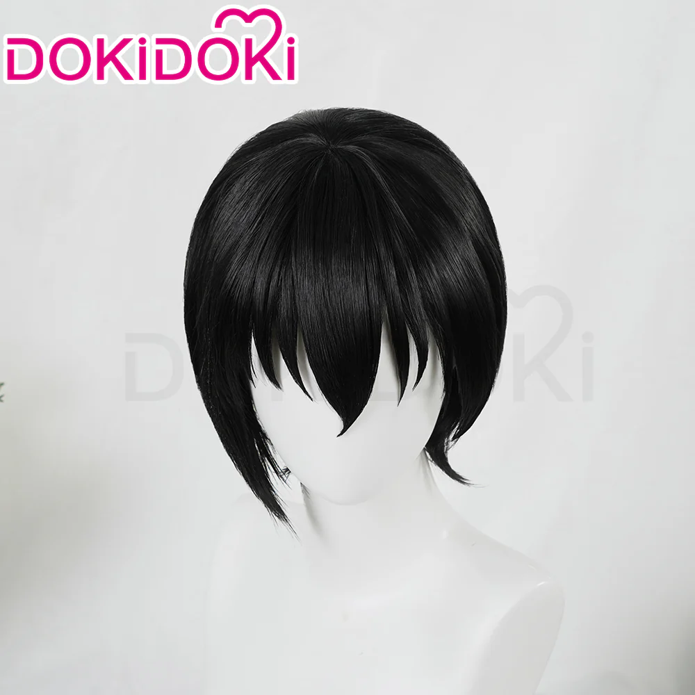 DokiDoki Anime The Eminence in Shadow Cosplay Cid Kagenou Wig Short Black Hair - Image 4