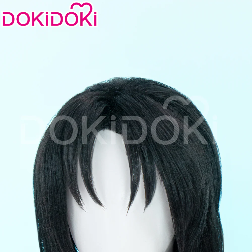【Ready For Ship】DokiDoki Anime The Young Lord Who Is Skilled at Escaping Cosaply Tokiyuki Houjou Wig Long Straight Black Hair - Image 4