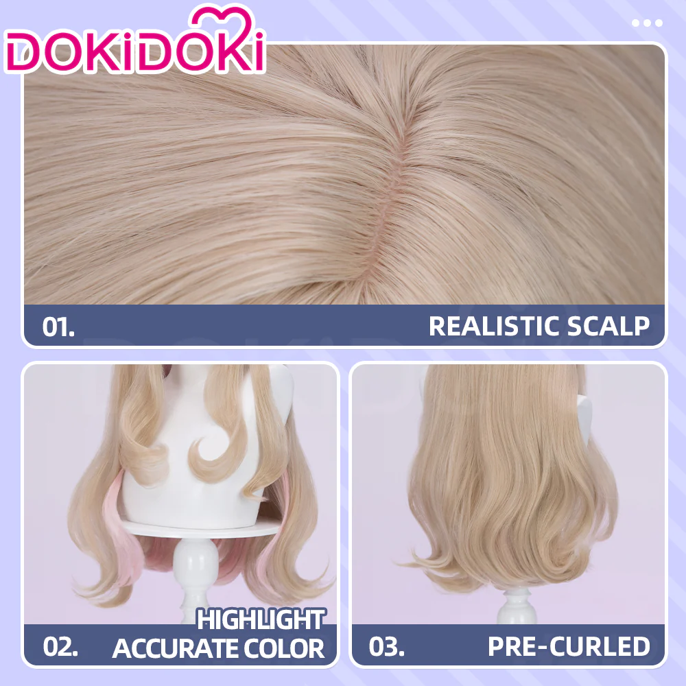 DokiDoki Anime There's No Freaking Way I'll be Your Lover! Unless... Cosplay Ajisai Sena Wig Kahki Long - Image 4