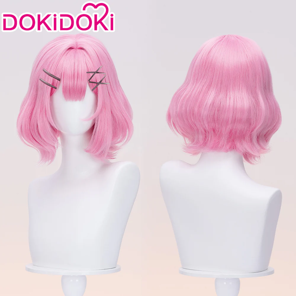 【Ready For Ship】DokiDoki Anime There's No Freaking Way I'll be Your Lover! Unless... Cosplay Renako Amaori Wig Pink Short