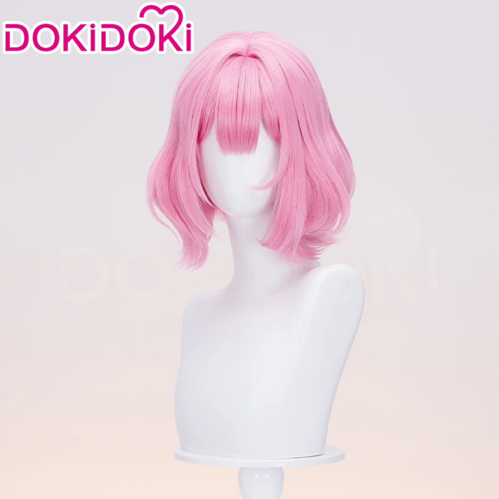 【Ready For Ship】DokiDoki Anime There's No Freaking Way I'll be Your Lover! Unless... Cosplay Renako Amaori Wig Pink Short - Image 3