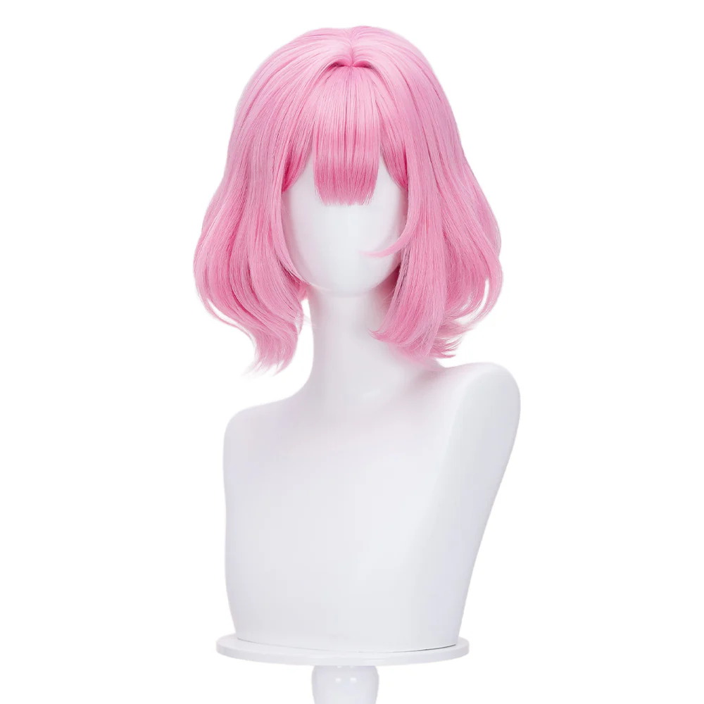 【Ready For Ship】DokiDoki Anime There's No Freaking Way I'll be Your Lover! Unless... Cosplay Renako Amaori Wig Pink Short - Image 5