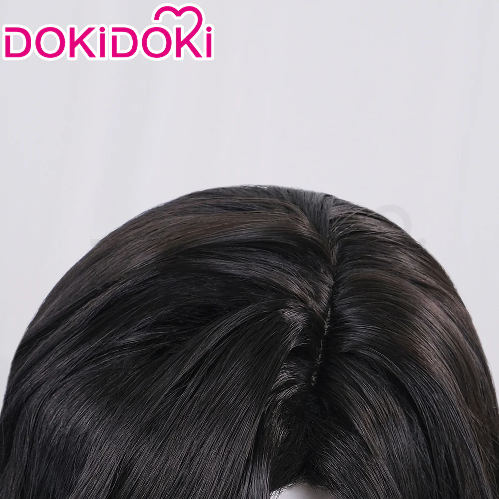 【Ready For Ship】DokiDoki Anime Tian Guan Ci Fu Hua Cheng Cosplay Wig Men Heaven Official's Blessing TGCF Black Long Wig Men Huacheng - Image 4