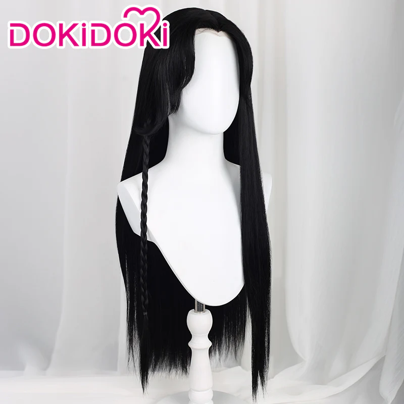 【Front Lace 】DokiDoki Anime Tian Guan Ci Fu Hua Cheng Cosplay Wig Heaven Official's Blessing HuaCheng TGCF Long Straight Black Wig Men - Image 2