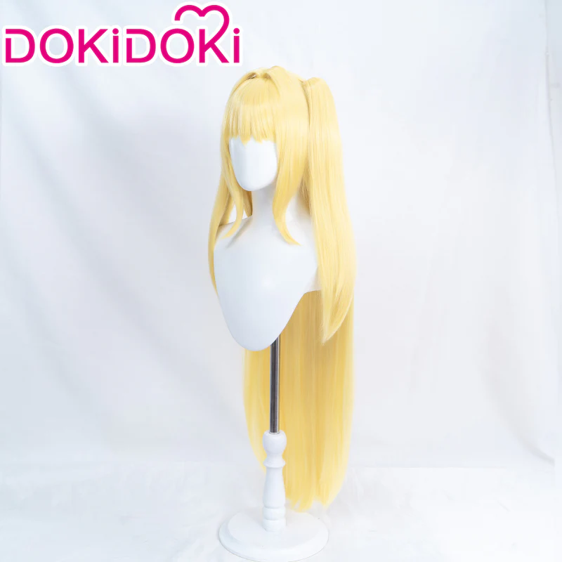 【Ready For Ship】DokiDoki Anime To Love Ru Cosplay Golden Darkness Eve Cosplay Long Yellow Wig - Image 2