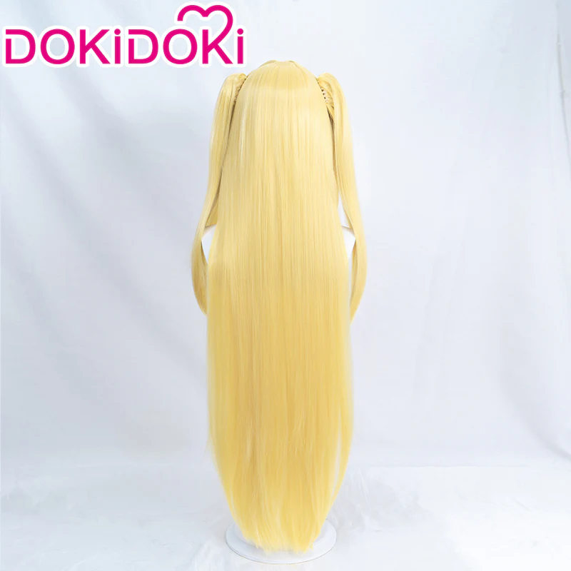 【Ready For Ship】DokiDoki Anime To Love Ru Cosplay Golden Darkness Eve Cosplay Long Yellow Wig - Image 3
