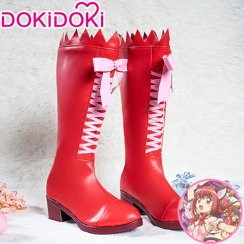 DokiDoki Anime Tokyo Mew Mew Cosplay Momomiya Ichigo / Aizawa Minto / Midorikawa Retasu / Huang Bulin / Zakuro Fujiwara Shoes - Image 2