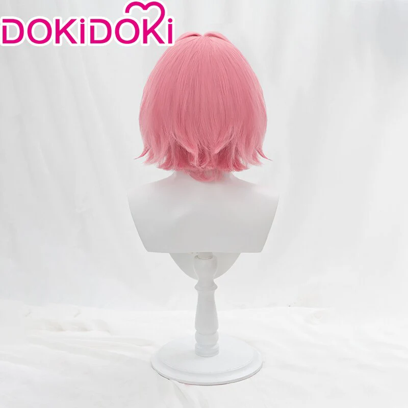 DokiDoki Anime Tokyo Mew Mew Cosplay Momomiya Ichigo Wig Short Pink Female Wig - Image 3