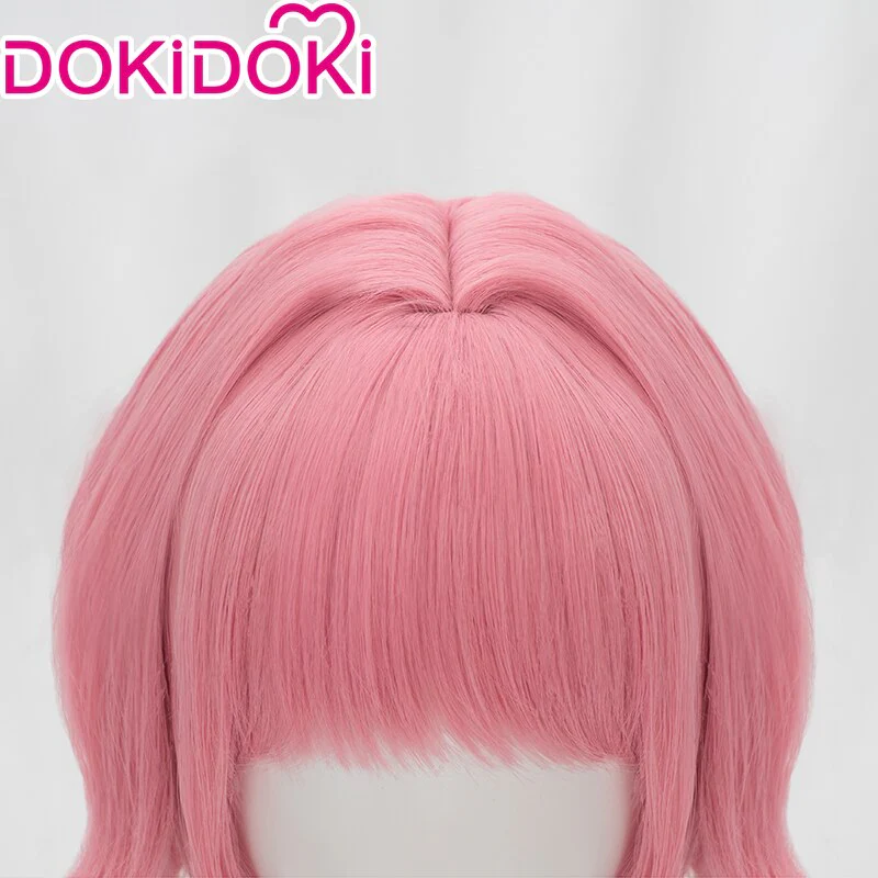 DokiDoki Anime Tokyo Mew Mew Cosplay Momomiya Ichigo Wig Short Pink Female Wig - Image 4