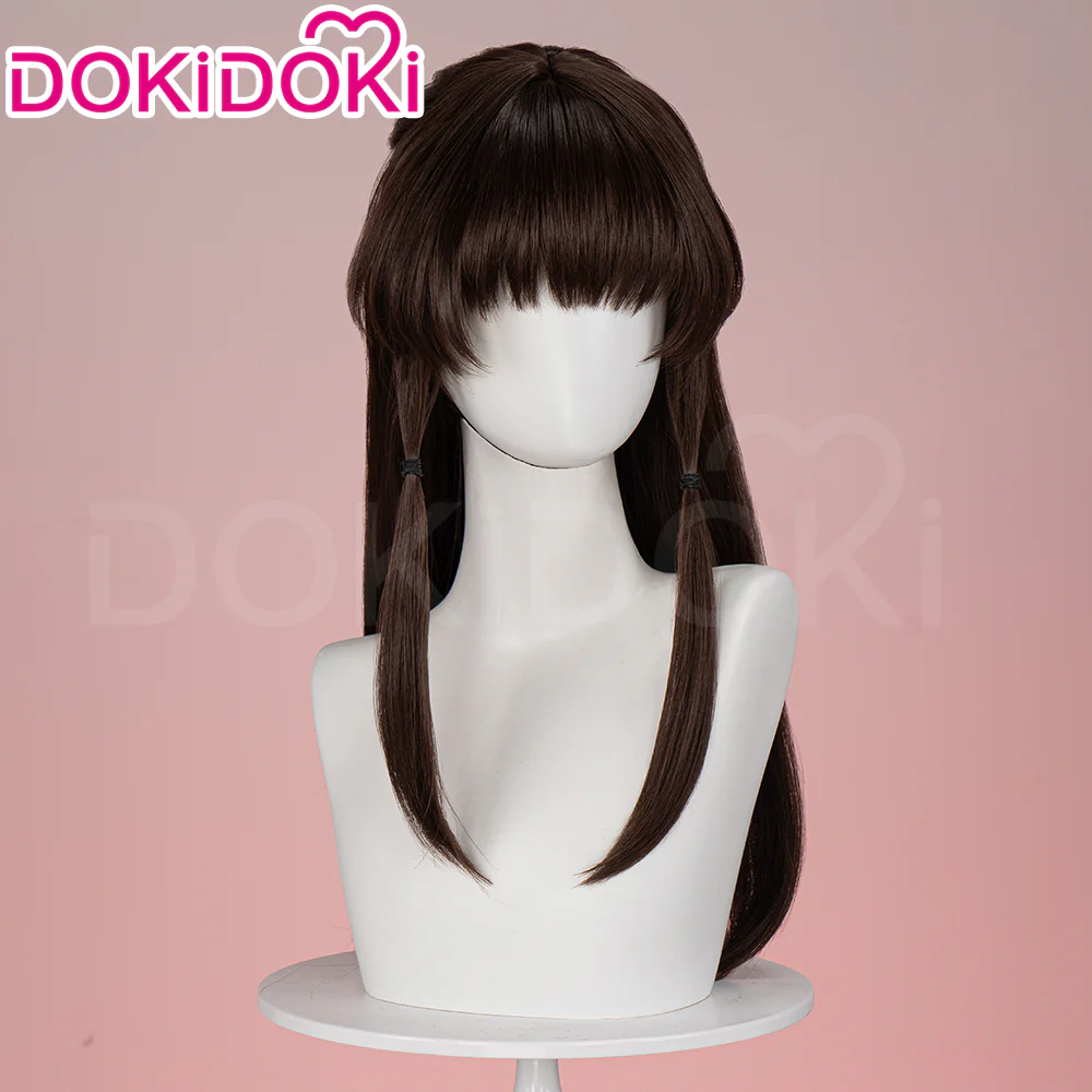 【Ready For Ship】DokiDoki Anime TouHou Project Hakurei Reimu Wig Long Curly Wavy Wig - Image 2