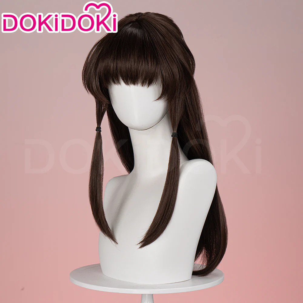【Ready For Ship】DokiDoki Anime TouHou Project Hakurei Reimu Wig Long Curly Wavy Wig - Image 3