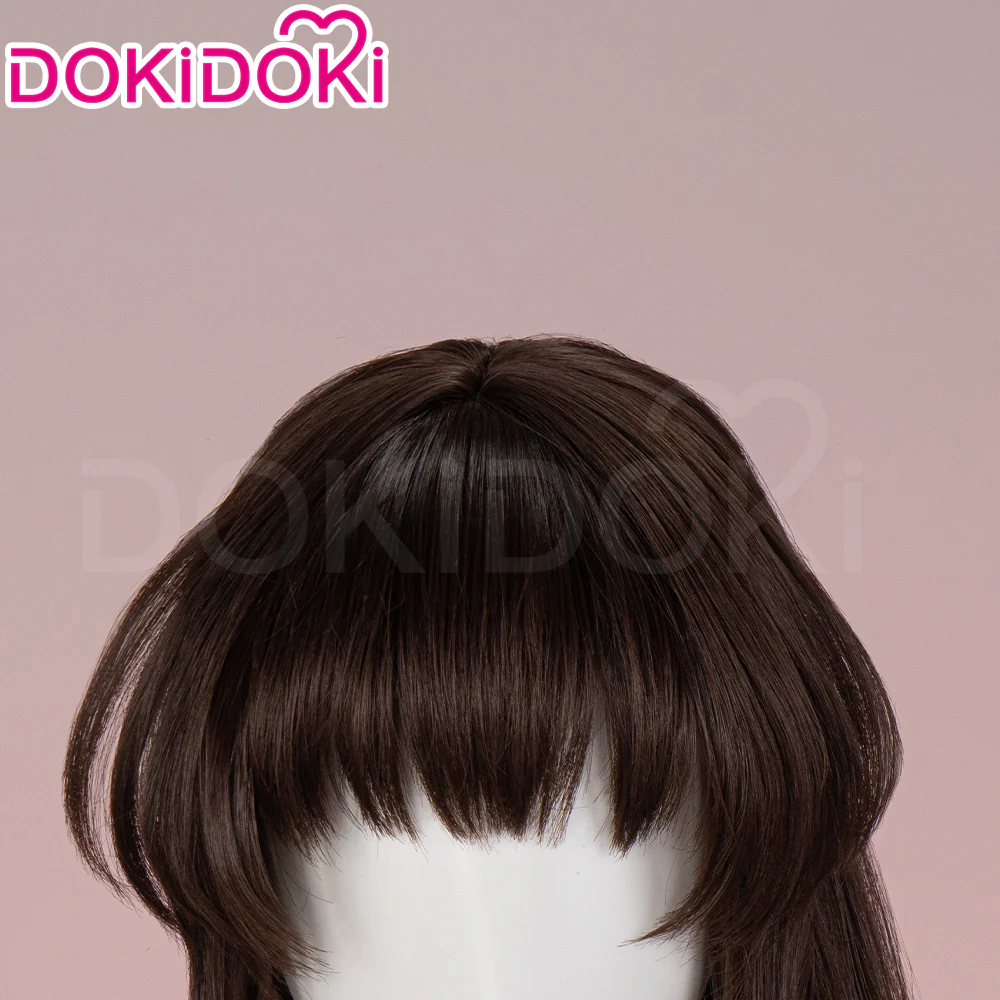 【Ready For Ship】DokiDoki Anime TouHou Project Hakurei Reimu Wig Long Curly Wavy Wig - Image 4