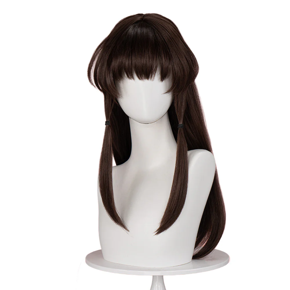 【Ready For Ship】DokiDoki Anime TouHou Project Hakurei Reimu Wig Long Curly Wavy Wig - Image 5
