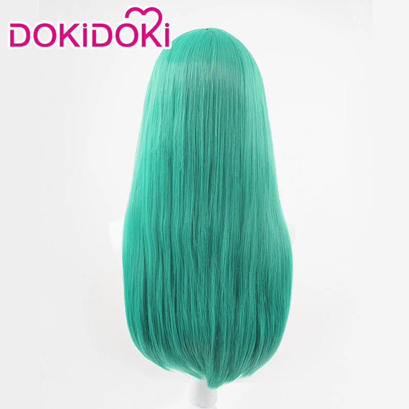 【Ready For Ship】DokiDoki Anime Urusei Yatsura Cosplay Lum Wig Long Green Wig - Image 3