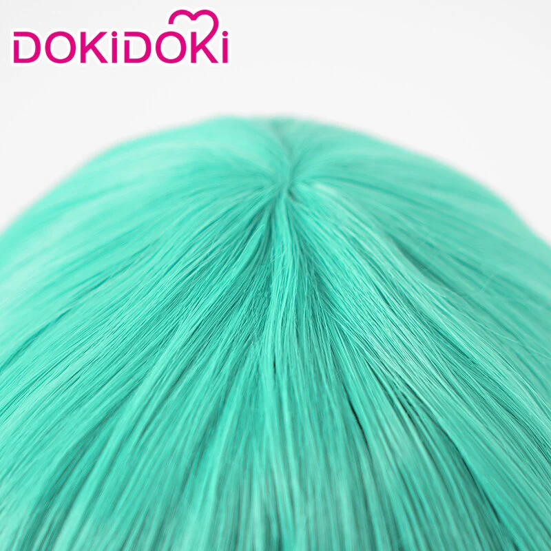 【Ready For Ship】DokiDoki Anime Urusei Yatsura Cosplay Lum Wig Long Green Wig - Image 4